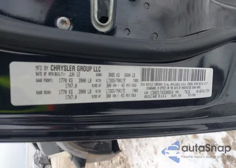 2012 Ram 1500 Slt from USA, damaged, VIN 1C6RD7LTXCS305810